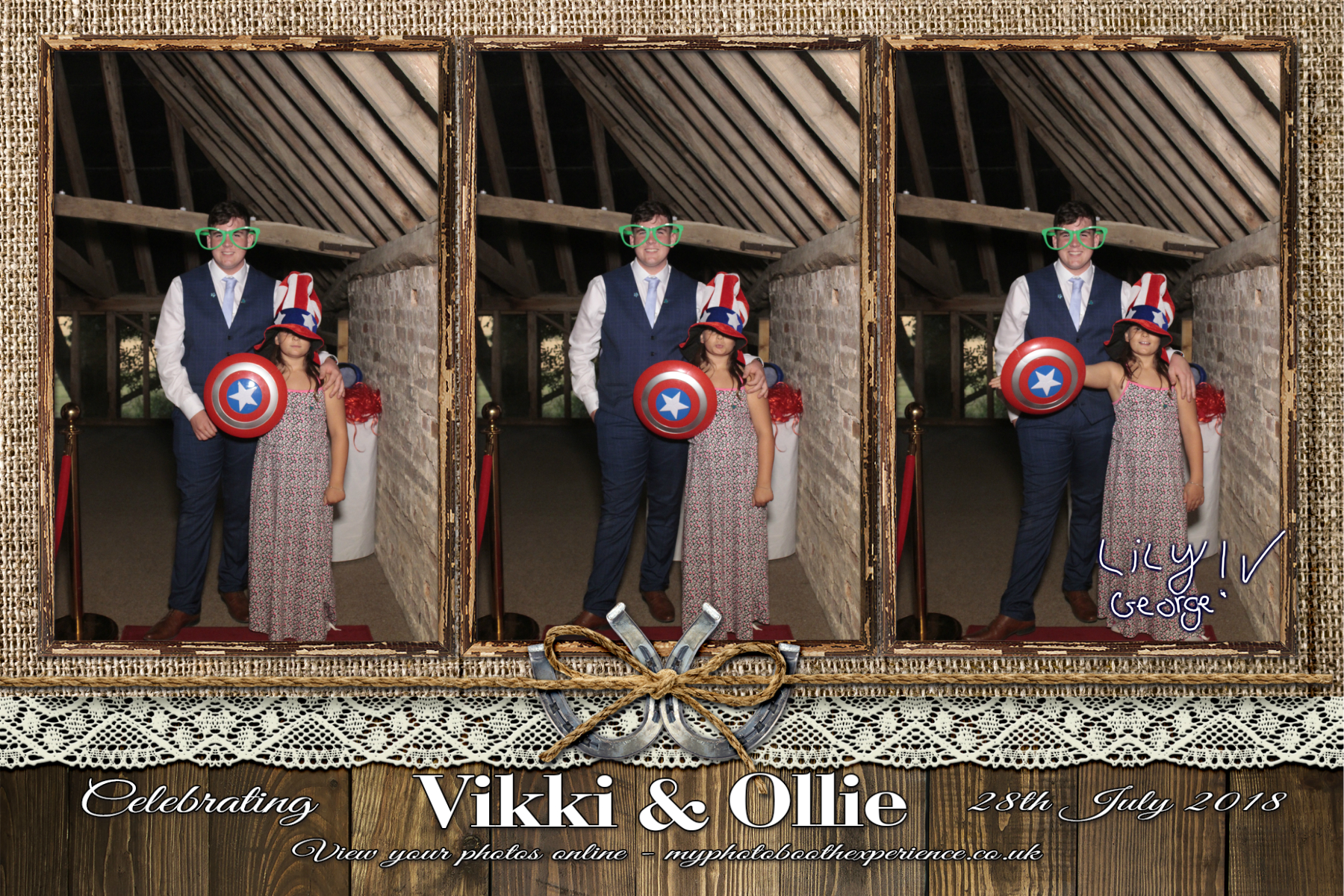 Vikki & Ollie's Wedding | View more photos from the event at gallery.myphotoboothexperience.co.uk/u/MyPhotoBoothExperienceLtd/Vikki-Ollies-Wedding